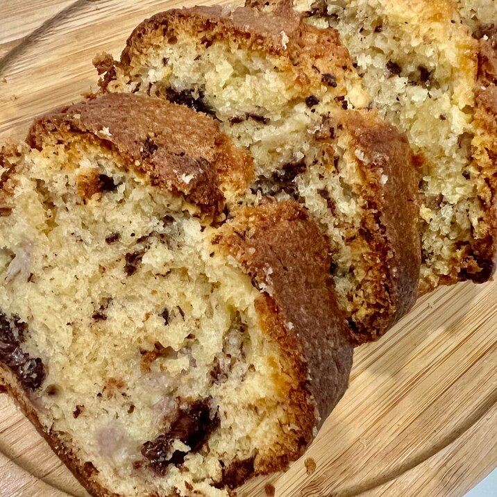 チョコバナナのパウンドケーキ